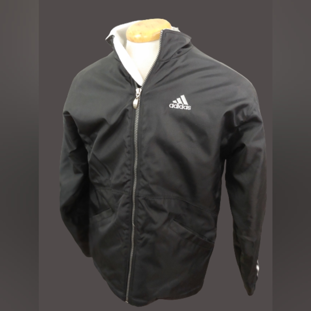 Adidas jacket fleece lining black